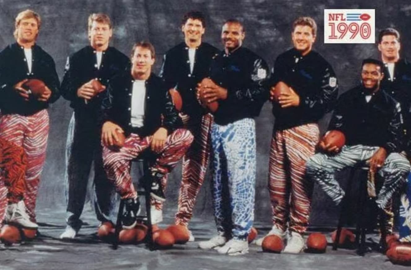 zubaz pants 80s - Nfle 1990